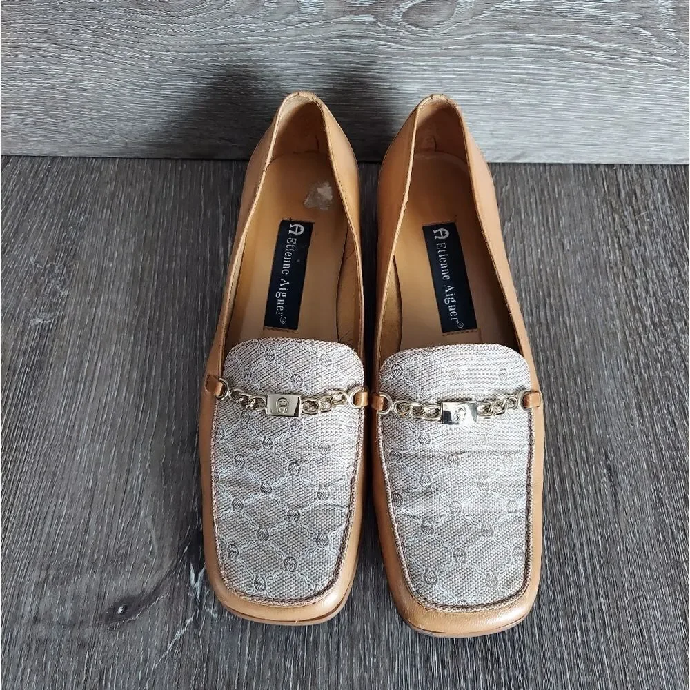 Etienne Aigner Keally Leather Loafers, Women 6M